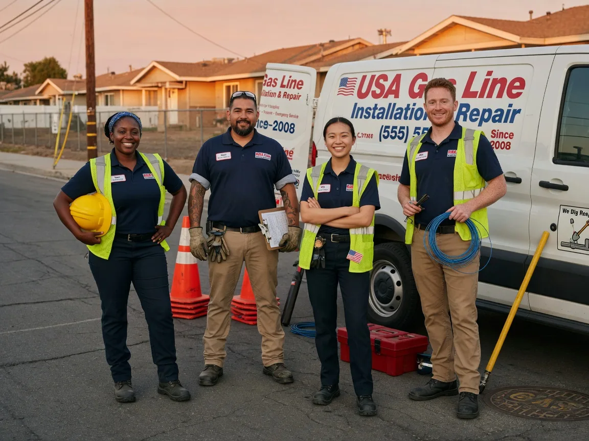 Gas Line Installation company in Clara, MS